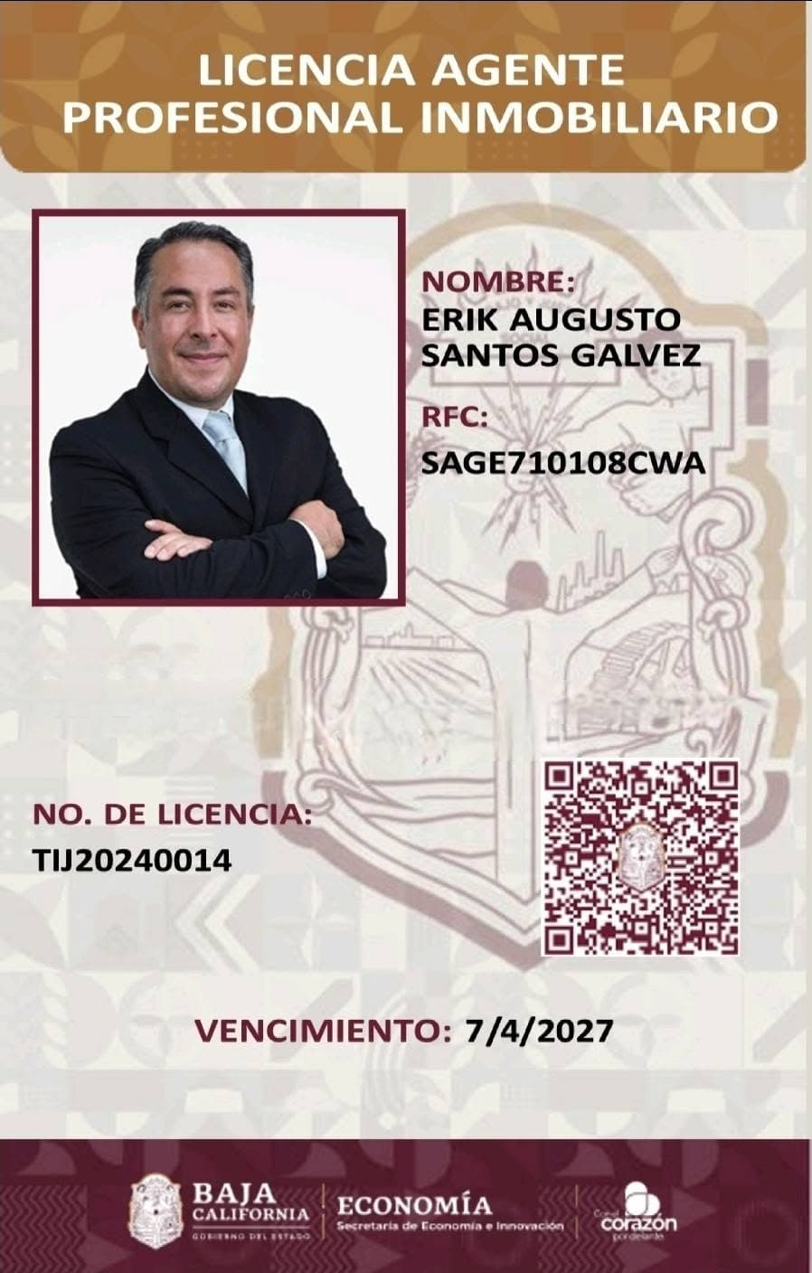 Licencia inmobiliaria